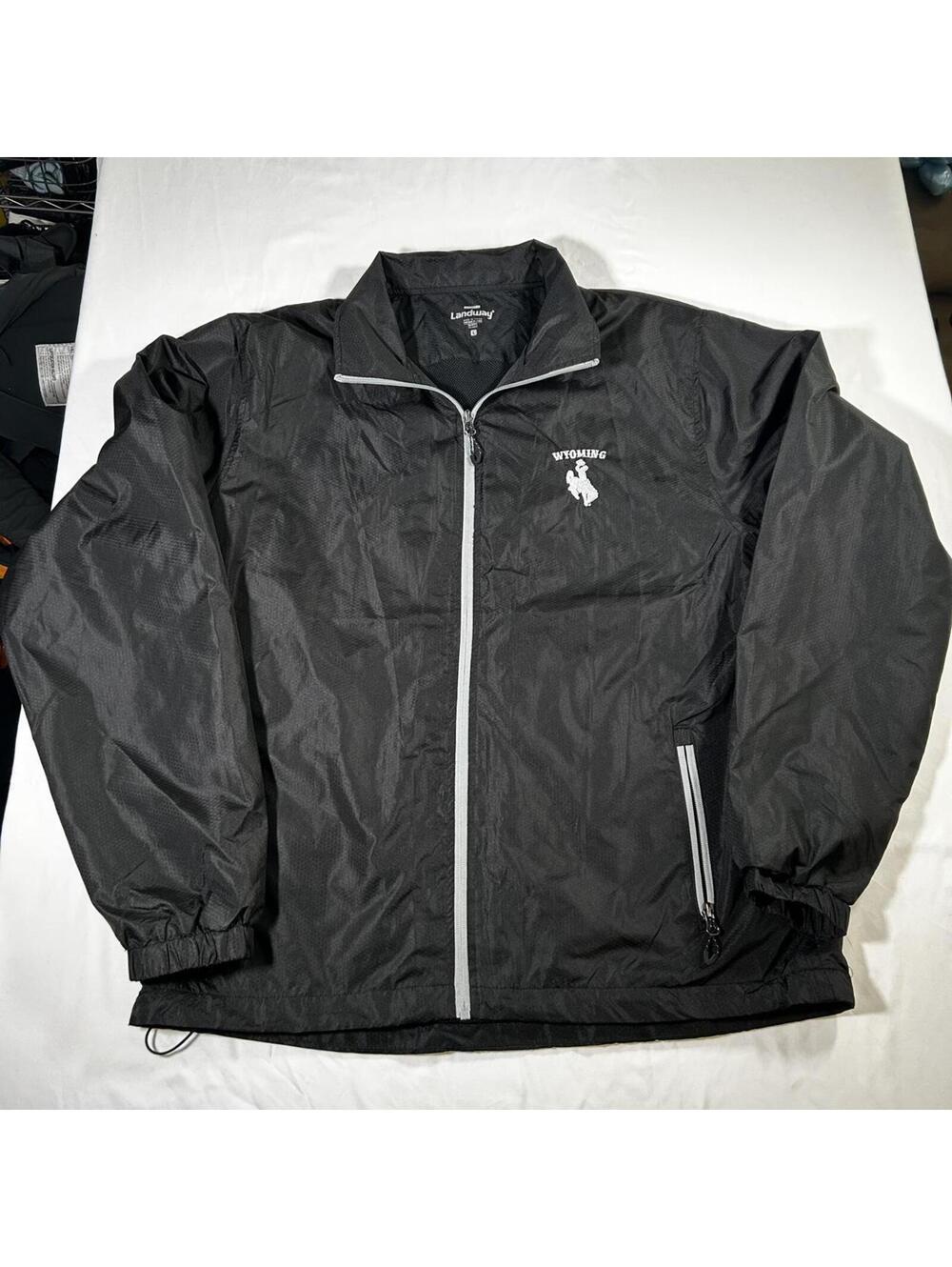 LANDWAY Wyoming Men's BLACK full Zipper Rain Jacket